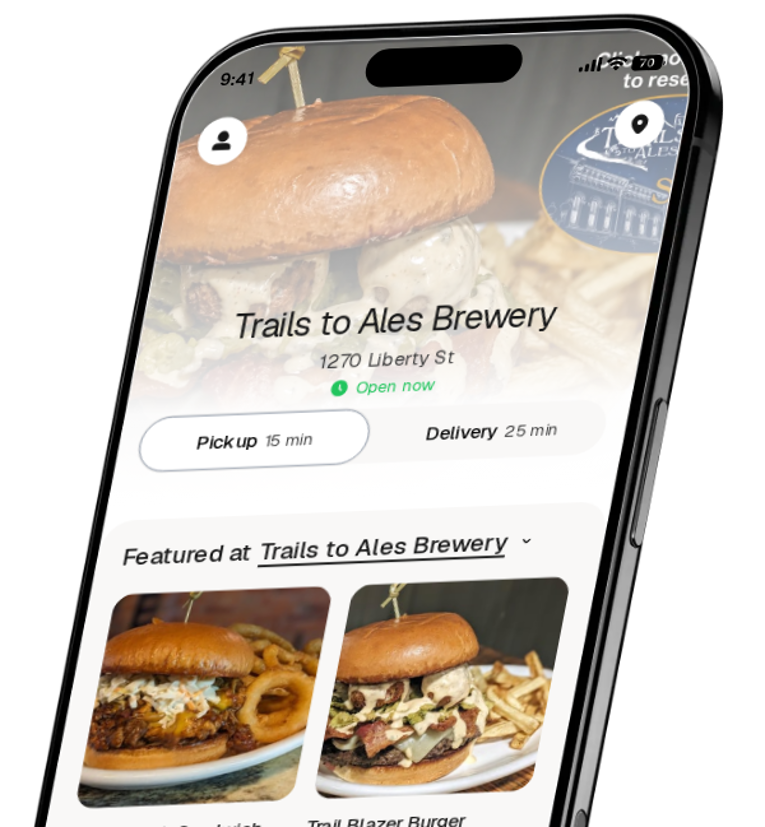 Trails to Ales Brewery app preview