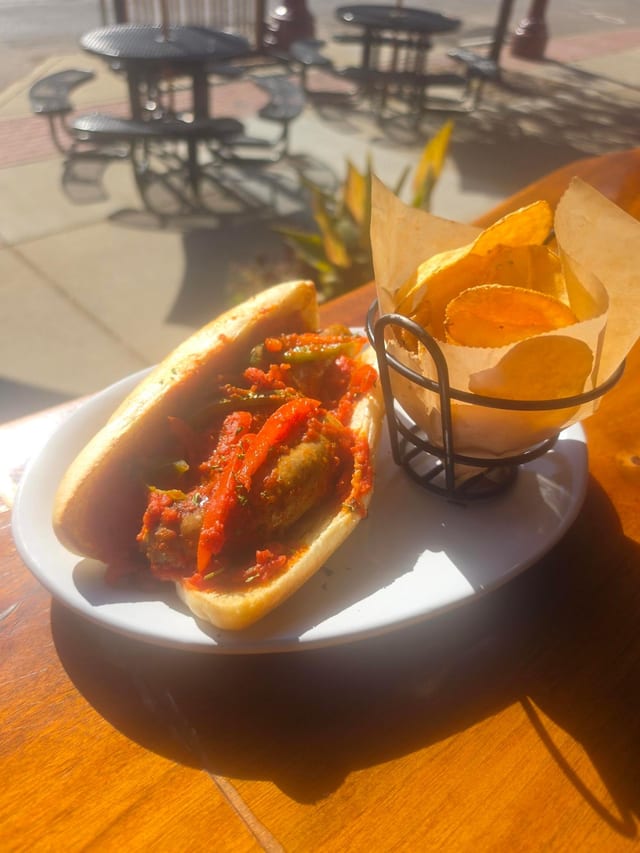 Italian Sausage Hoagie.