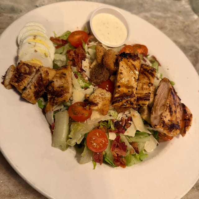 Grilled Chicken Ceasar Salad.