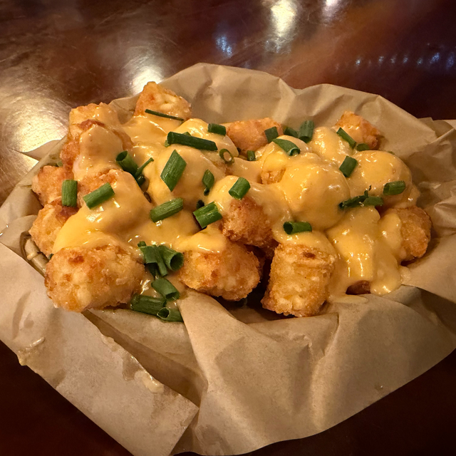 Brewhouse Beer Cheese Tots.