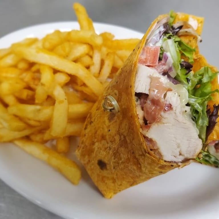 Delicious Chicken Bacon Ranch Wrap