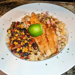 Hot Honey Haddock Rice Bowl