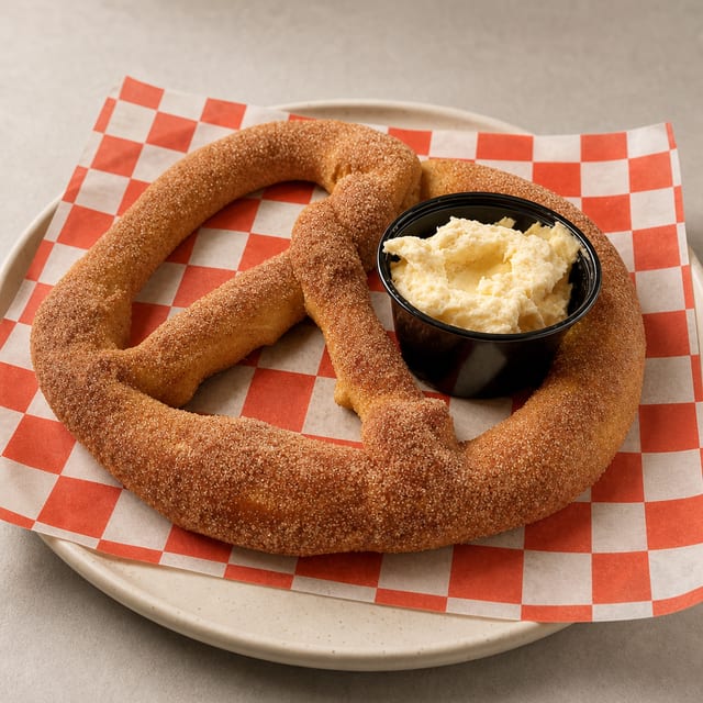Cinnamon Sugar Pretzel.