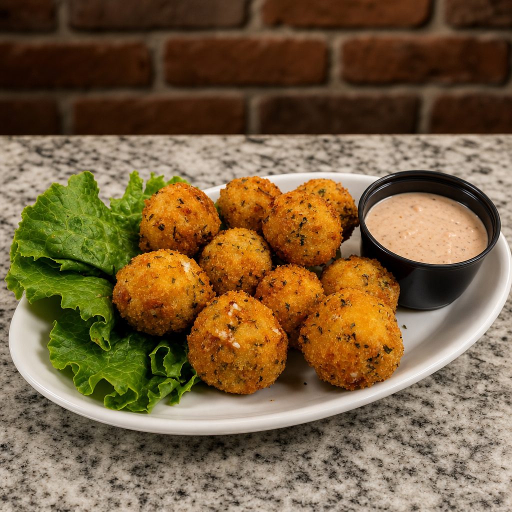 Cheddar Bacon Trail Bites.