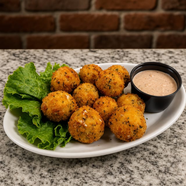 Cheddar Bacon Trail Bites.