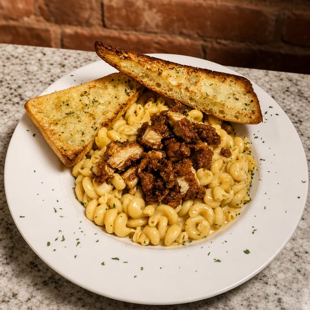 Kickin' Honey Chicken Mac.