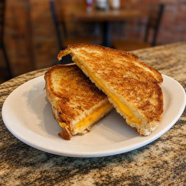 Kids Grilled Cheese Sandwich.