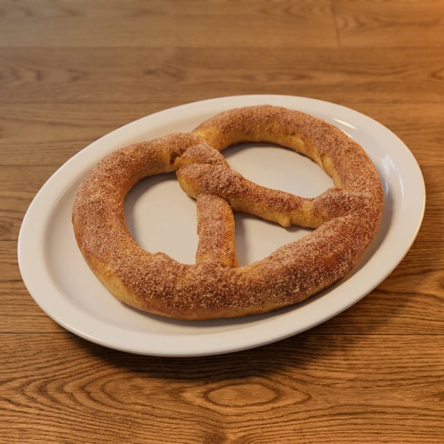 Cinnamon Sugar Pretzel.
