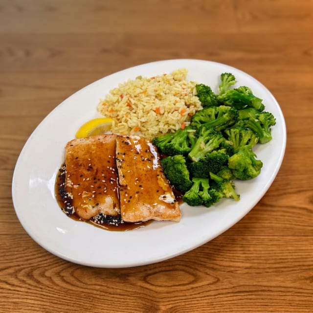 Honey Garlic Salmon.