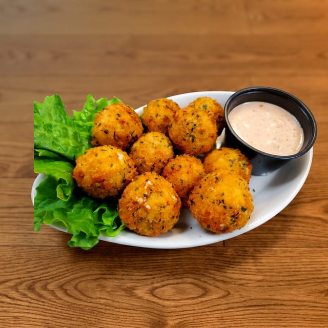 Cheddar Bacon Trail Bites.