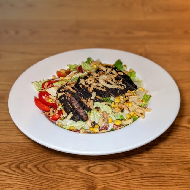 Bourbon Barrel Steak Salad.