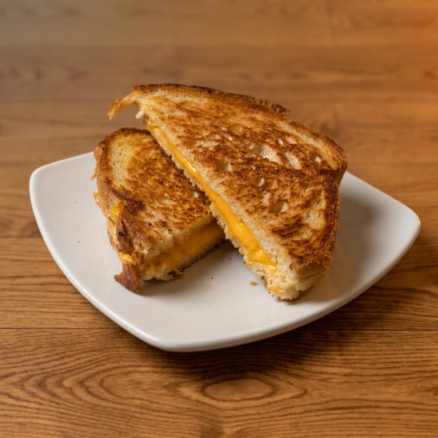 Kids Grilled Cheese Sandwich.