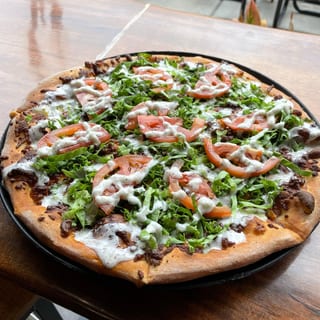 Nate's Cheeseburger Pizza
